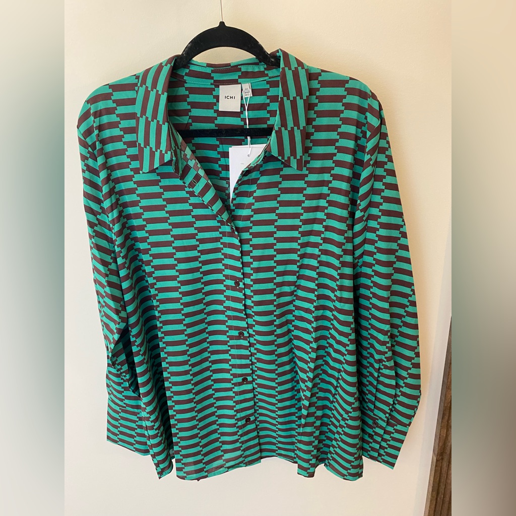 Ichi Button-Down Blouse
